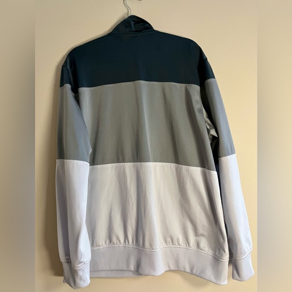 Adidas Men's Black, Gray, and White Jacket - Picture 6 of 8